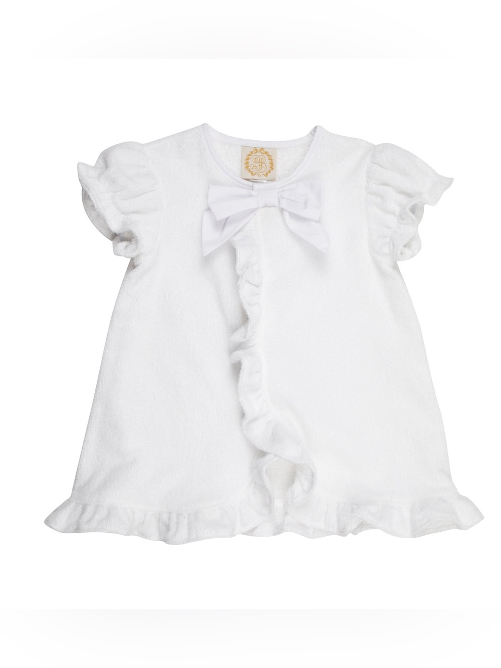 TBBC Cat Cay swim Cover Up dress top Worth Avenue white toddler girl ruffle bow